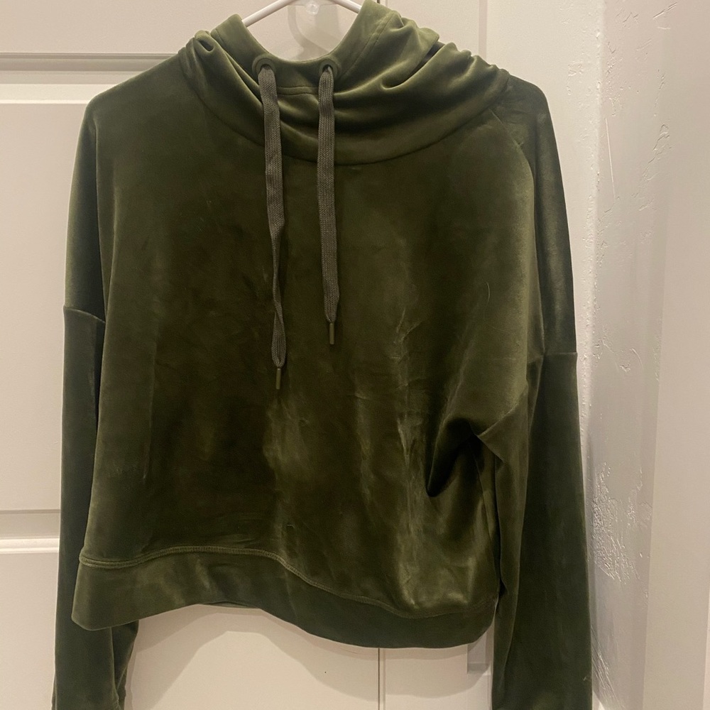 velvet sweatshirt